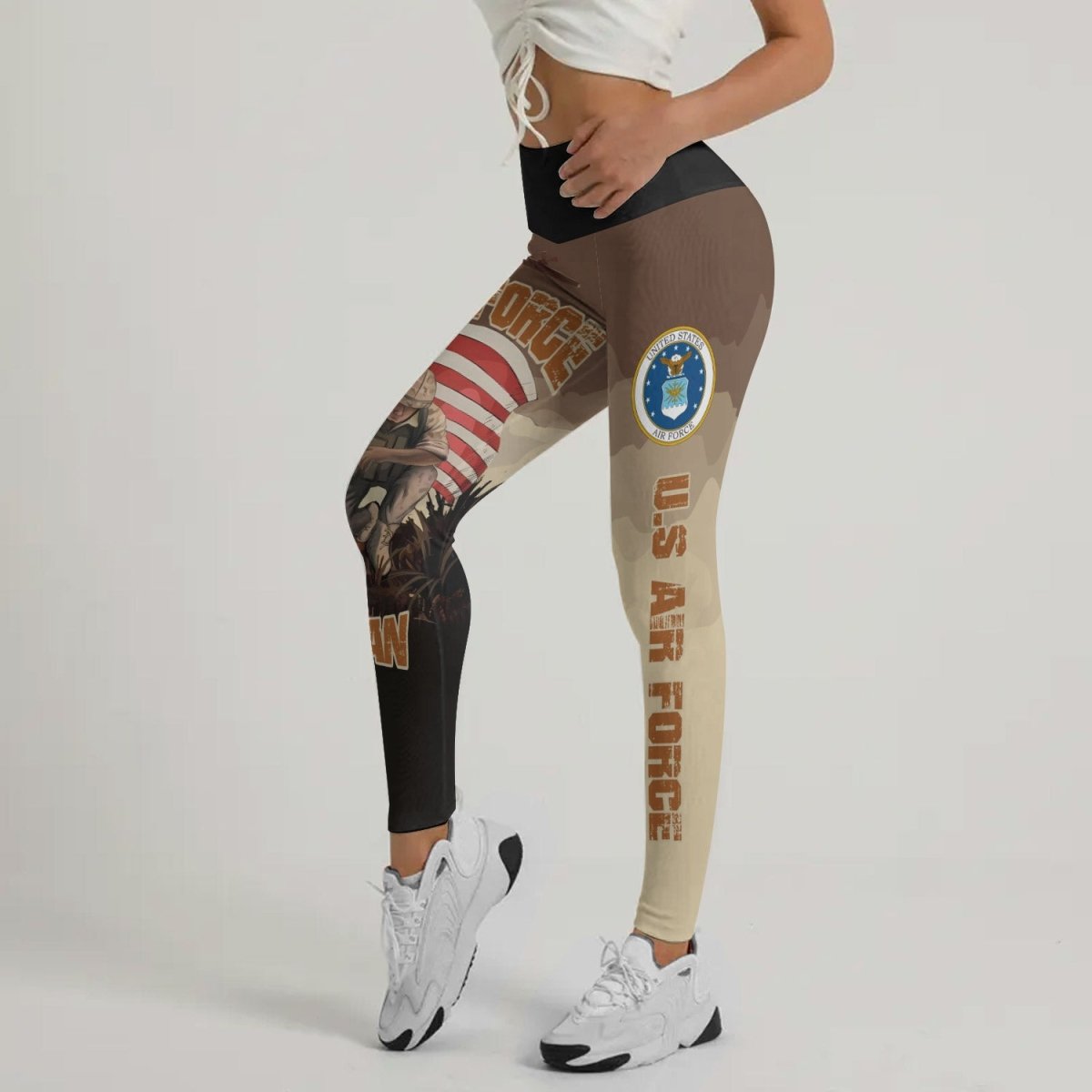 USA Air Force Veteran Leggings - BattleFitGear