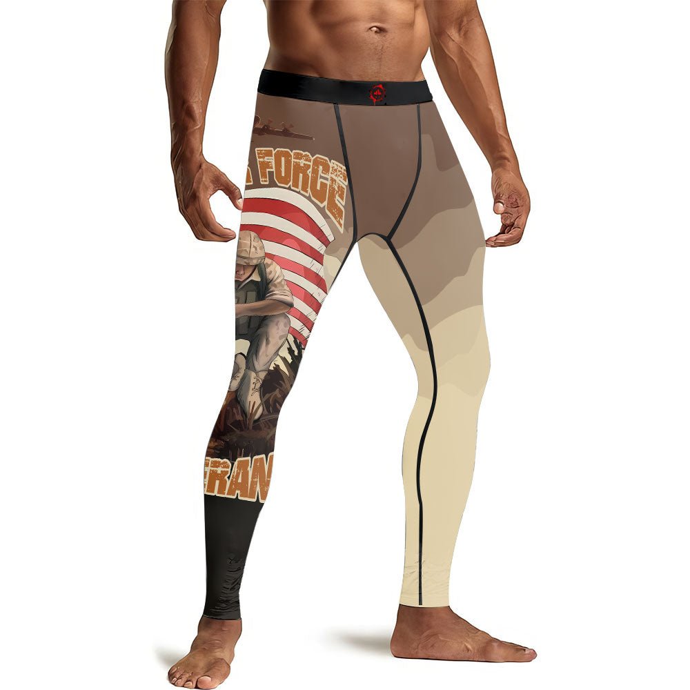 USA Air Force Veteran Men's Compression Leggings - BattleFitGear