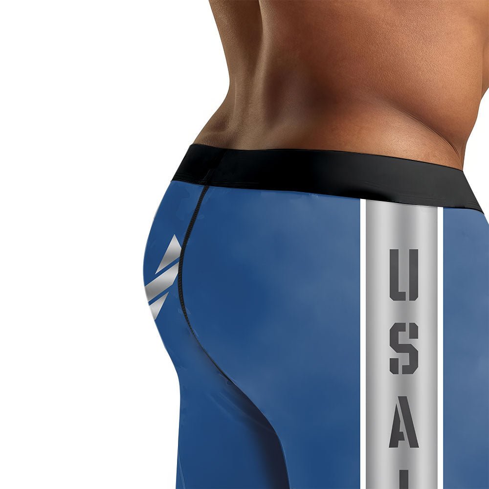 USA Air Force Veteran Military Men's Compression Leggings - BattleFitGear