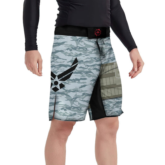 USA Air Force Veteran Military Fight Shorts - BattleFitGear