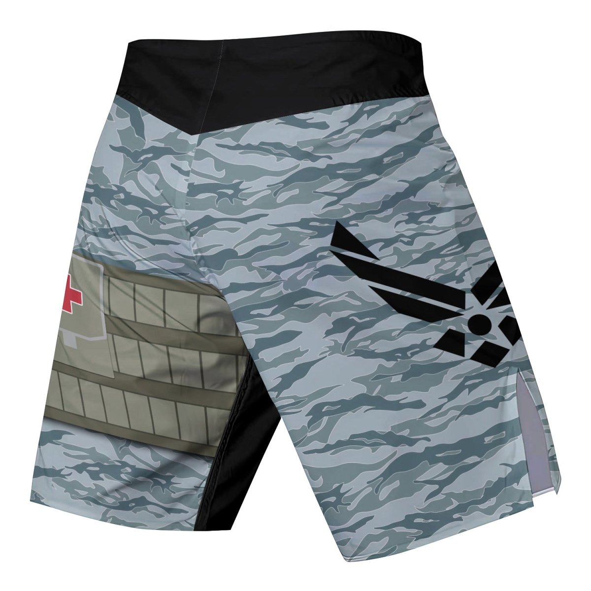 USA Air Force Veteran Military Fight Shorts - BattleFitGear