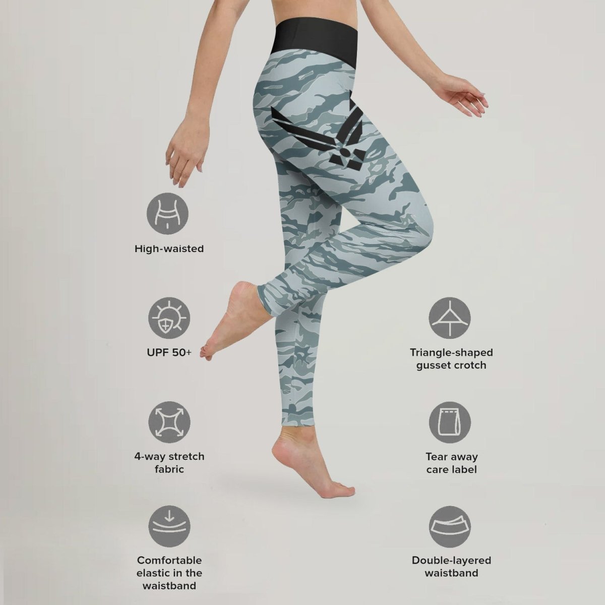 USA Air Force Veteran Military Leggings - BattleFitGear