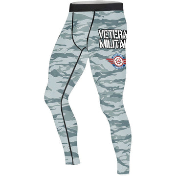 USA Air Force Veteran Military Men's Compression Leggings - BattleFitGear