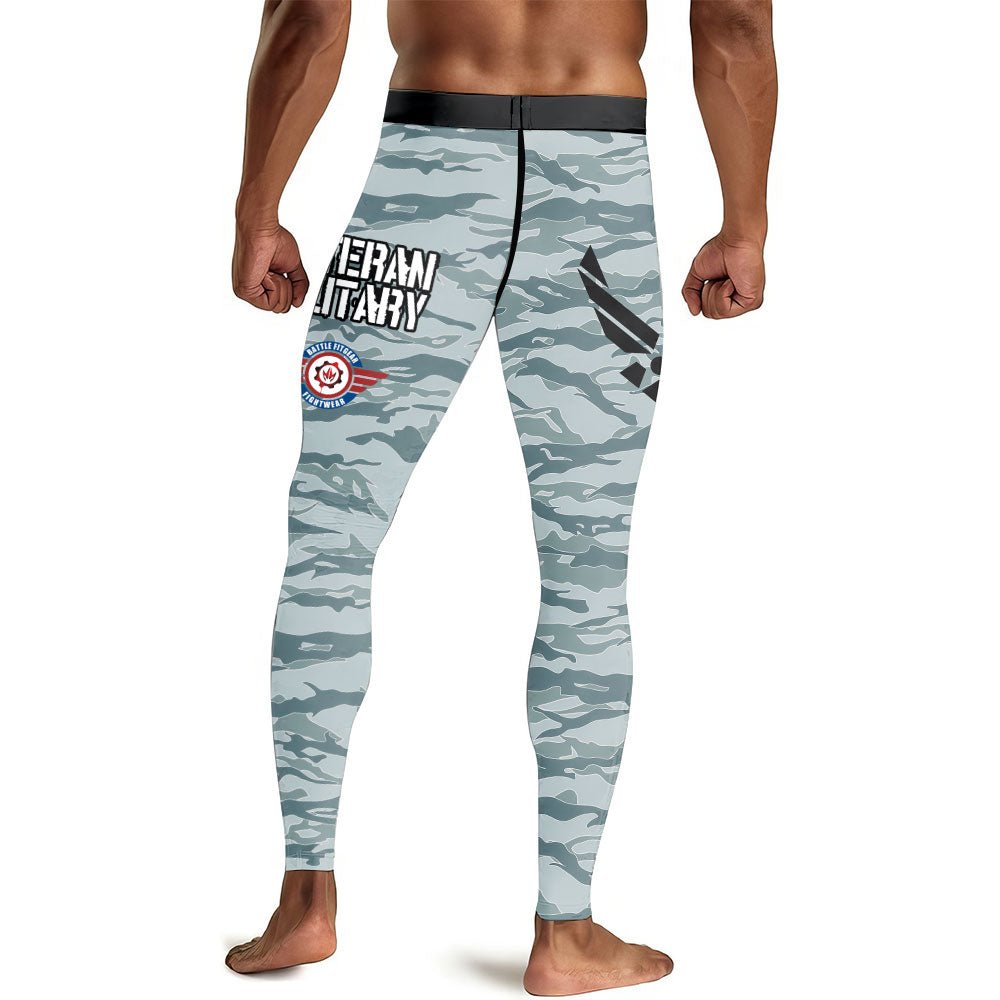 USA Air Force Veteran Military Men's Compression Leggings - BattleFitGear