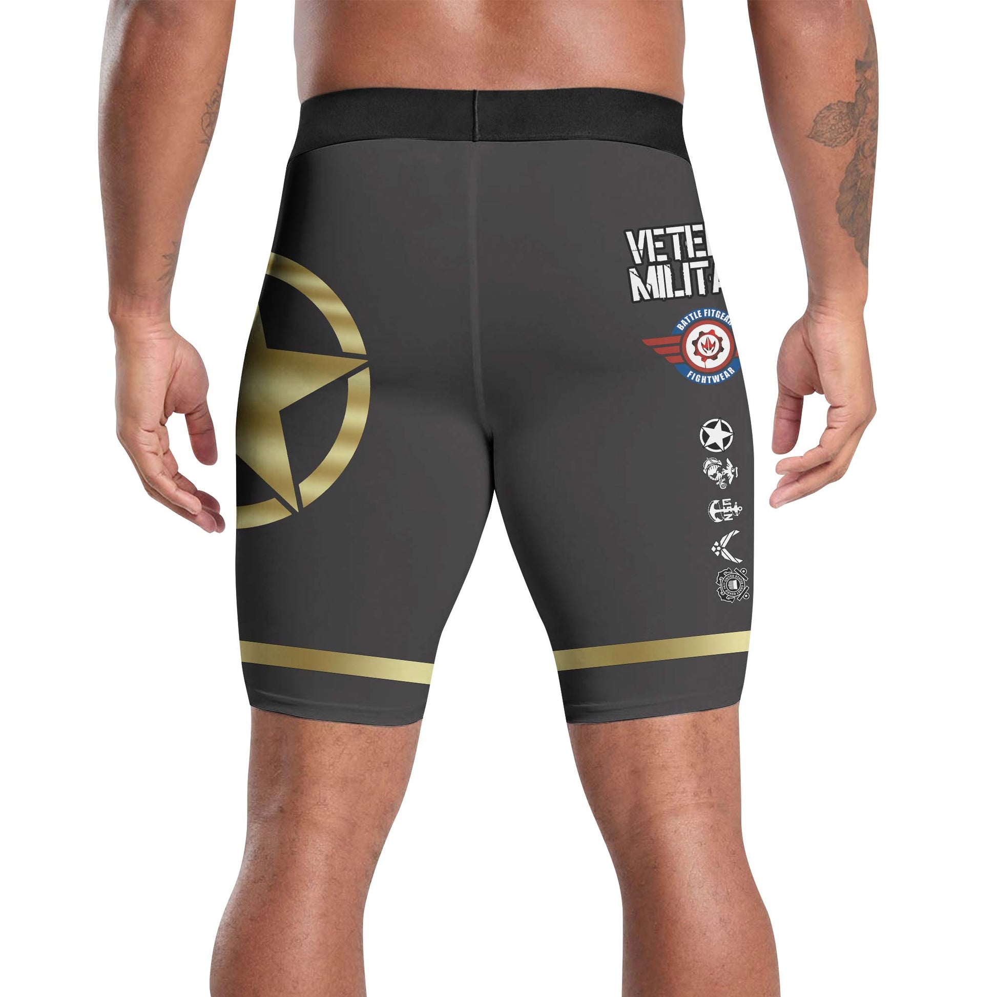 USA Army Veteran Compression Shorts