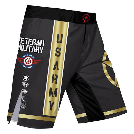 USA Army Veteran Fight Shorts - BattleFitGear