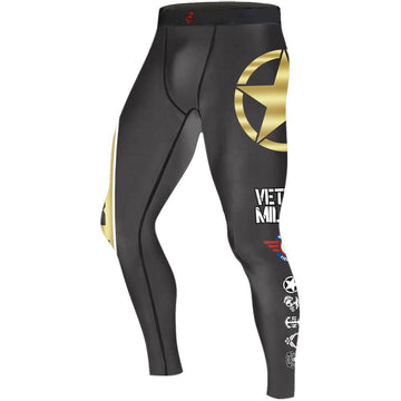 USA Army Veteran Men's Compression Leggings - BattleFitGear