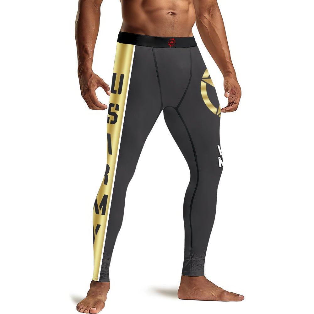 USA Army Veteran Men's Compression Leggings - BattleFitGear