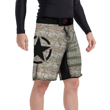 USA Army Veteran Military Fight Shorts - BattleFitGear