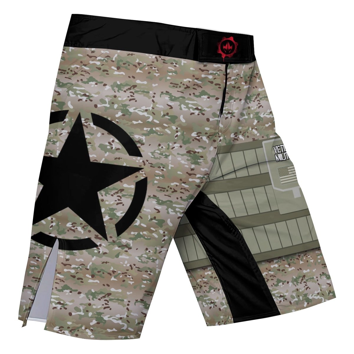 USA Army Veteran Military Fight Shorts - BattleFitGear