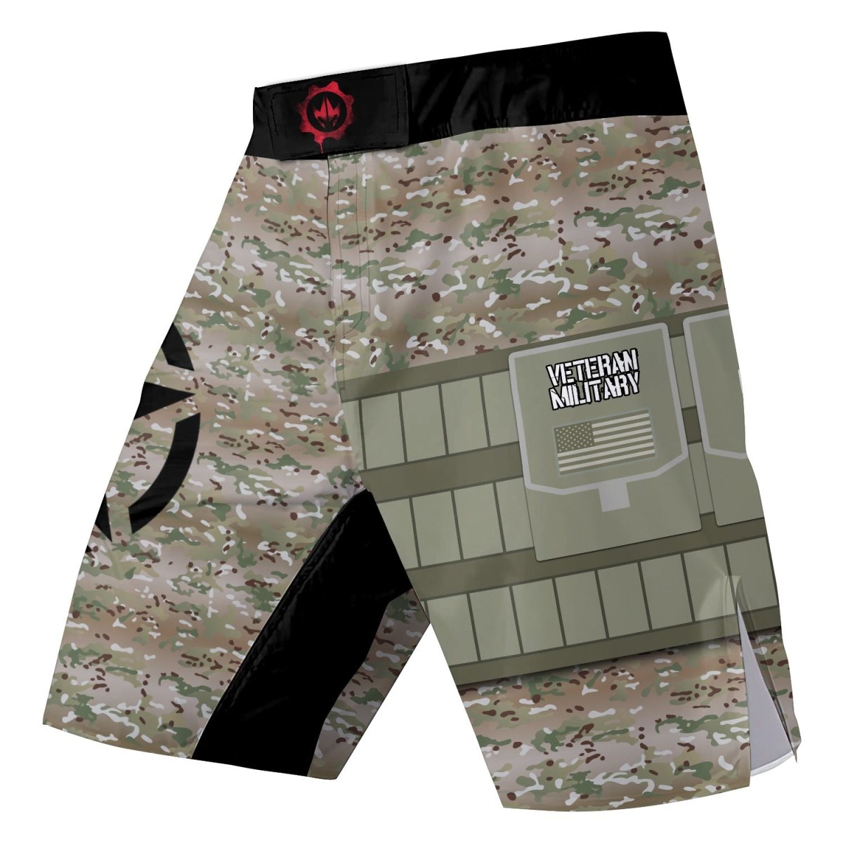 USA Army Veteran Military Fight Shorts - BattleFitGear