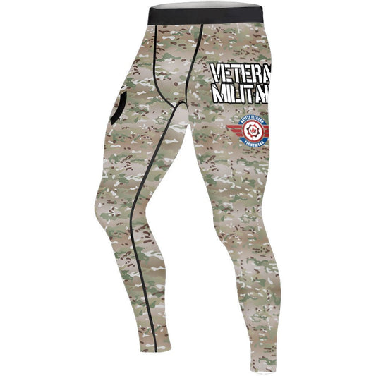 USA Army Veteran Military Men's Compression Leggings - BattleFitGear