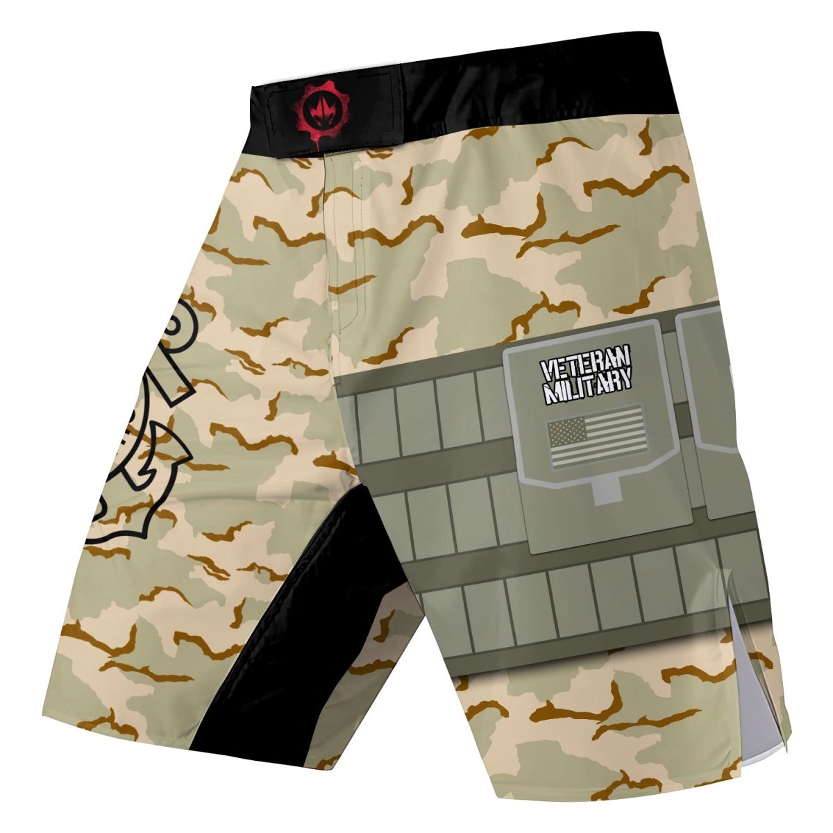 USA Coast Guard Veteran Fight Shorts - BattleFitGear