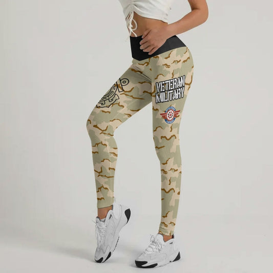 USA Coast Guard Veteran Leggings - BattleFitGear