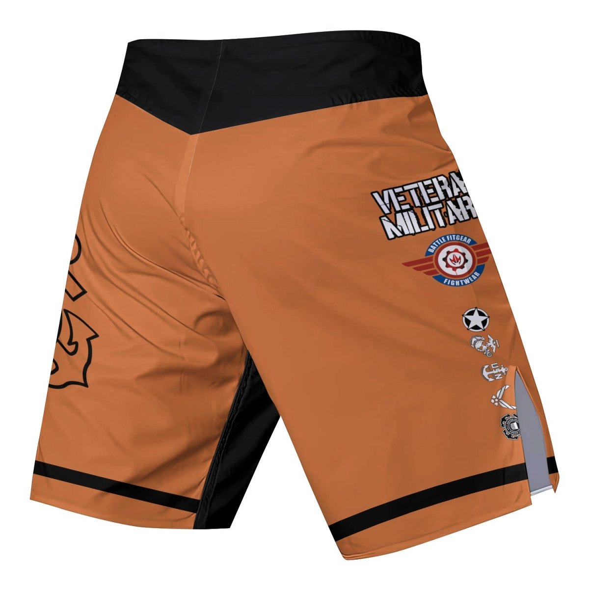 USA Cost Guard Veteran Fight Shorts - BattleFitGear