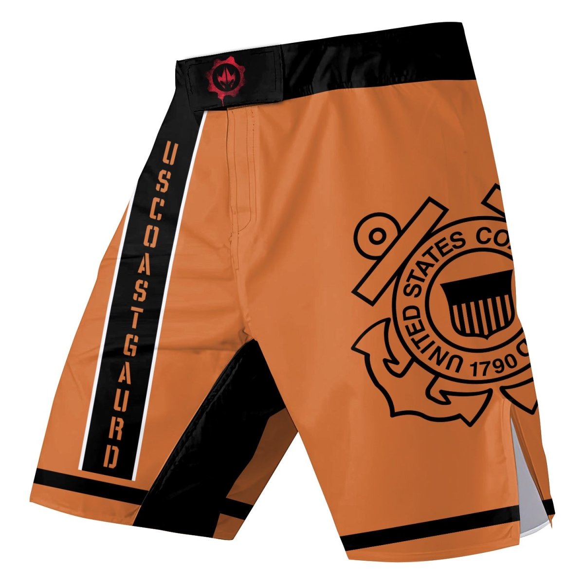 USA Cost Guard Veteran Fight Shorts - BattleFitGear