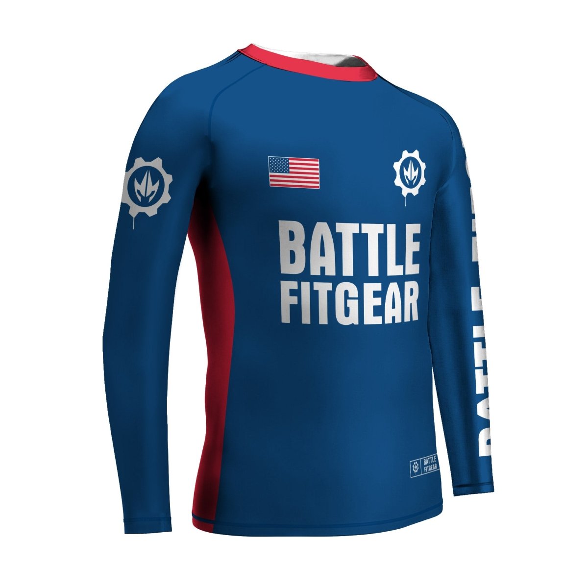 USA Flag Kids Rash Guard - BattleFitGear