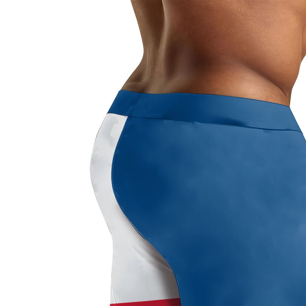 USA Flag Men's Compression Leggings - BattleFitGear