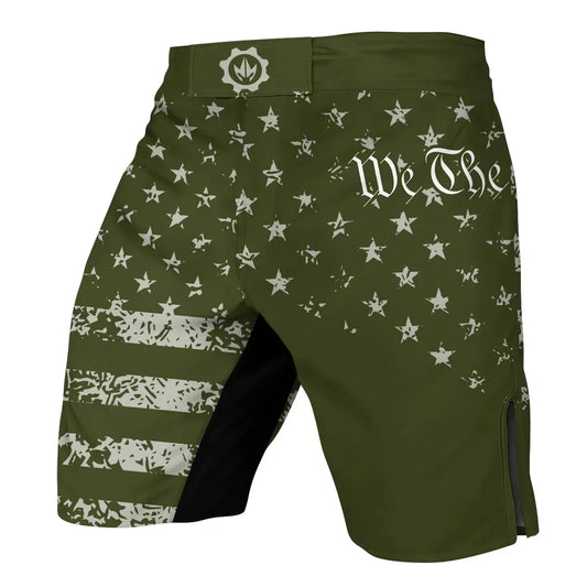 USA Flag Veteran Fight Shorts