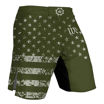 USA Flag Veteran Fight Shorts