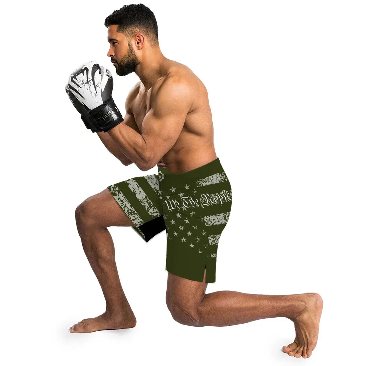 USA Flag Veteran Fight Shorts