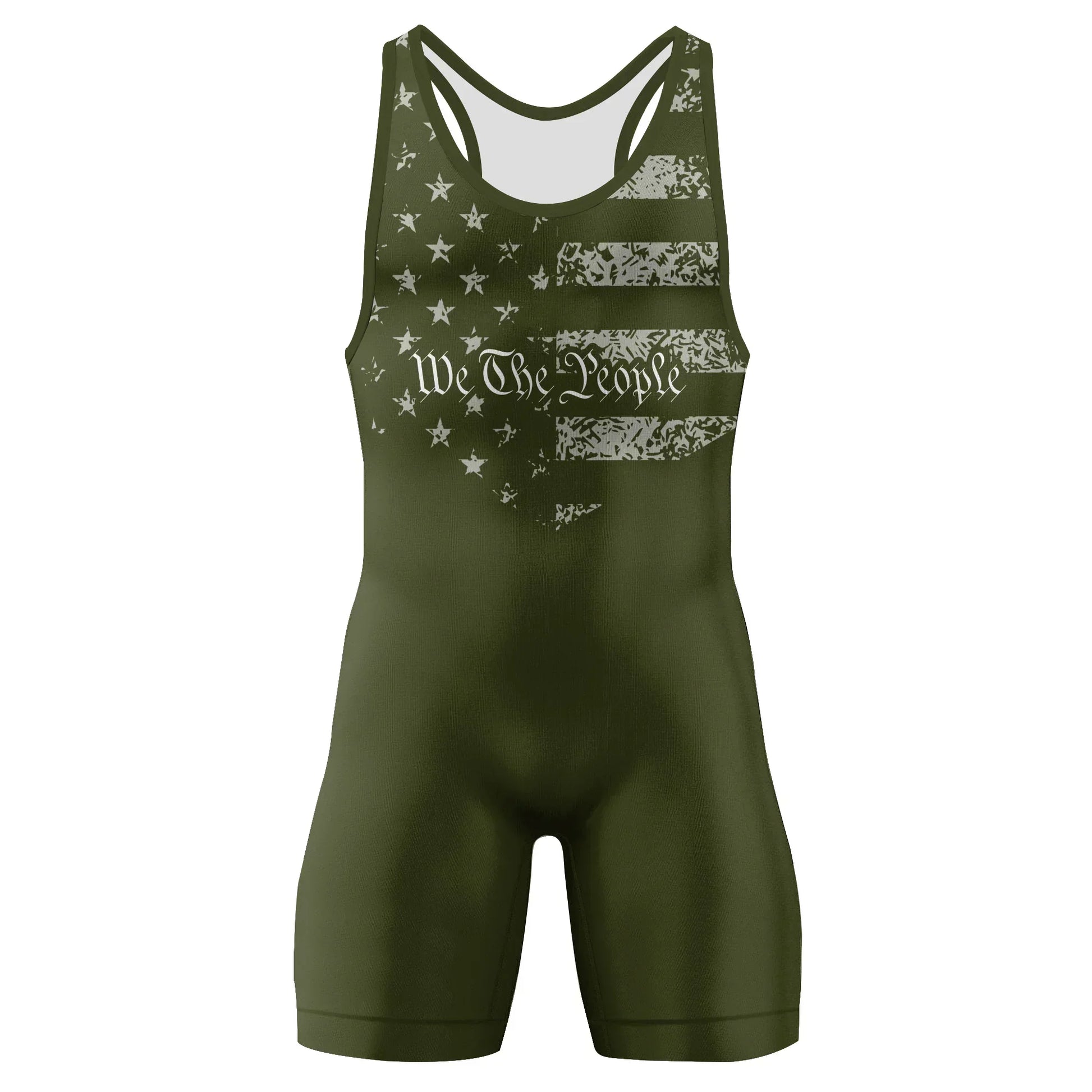 USA Flag Veteran Wrestling Singlets