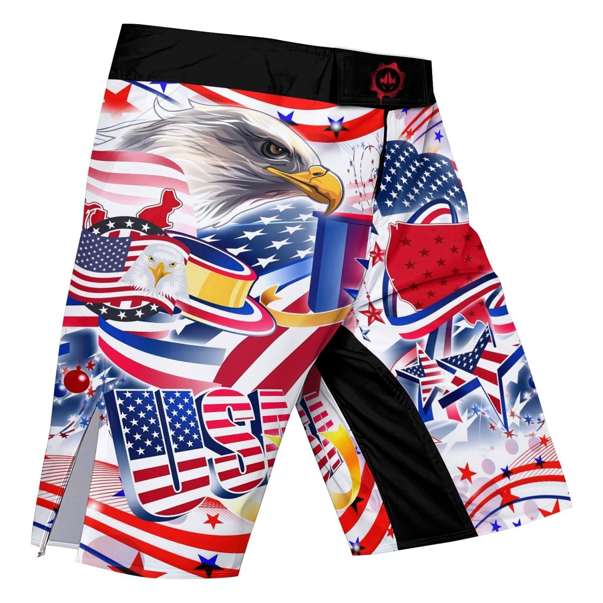 USA Independence Day Fight Shorts - BattleFitGear