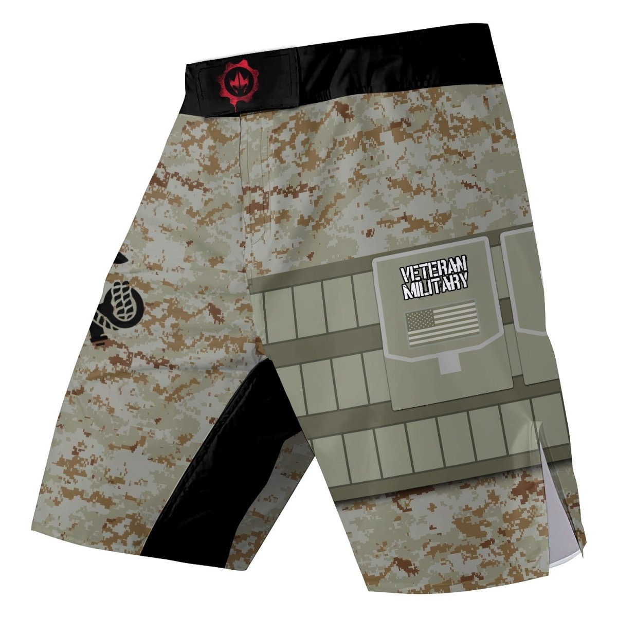 USA Marine Corp Veteran Fight Shorts - BattleFitGear