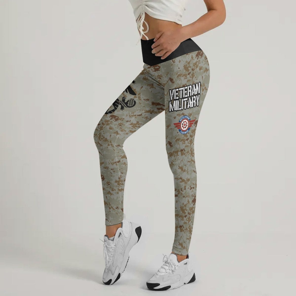 USA Marine Corp Veteran Leggings - BattleFitGear