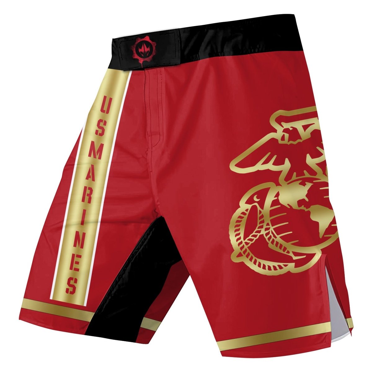 USA Marine Veteran Military Fight Shorts - BattleFitGear