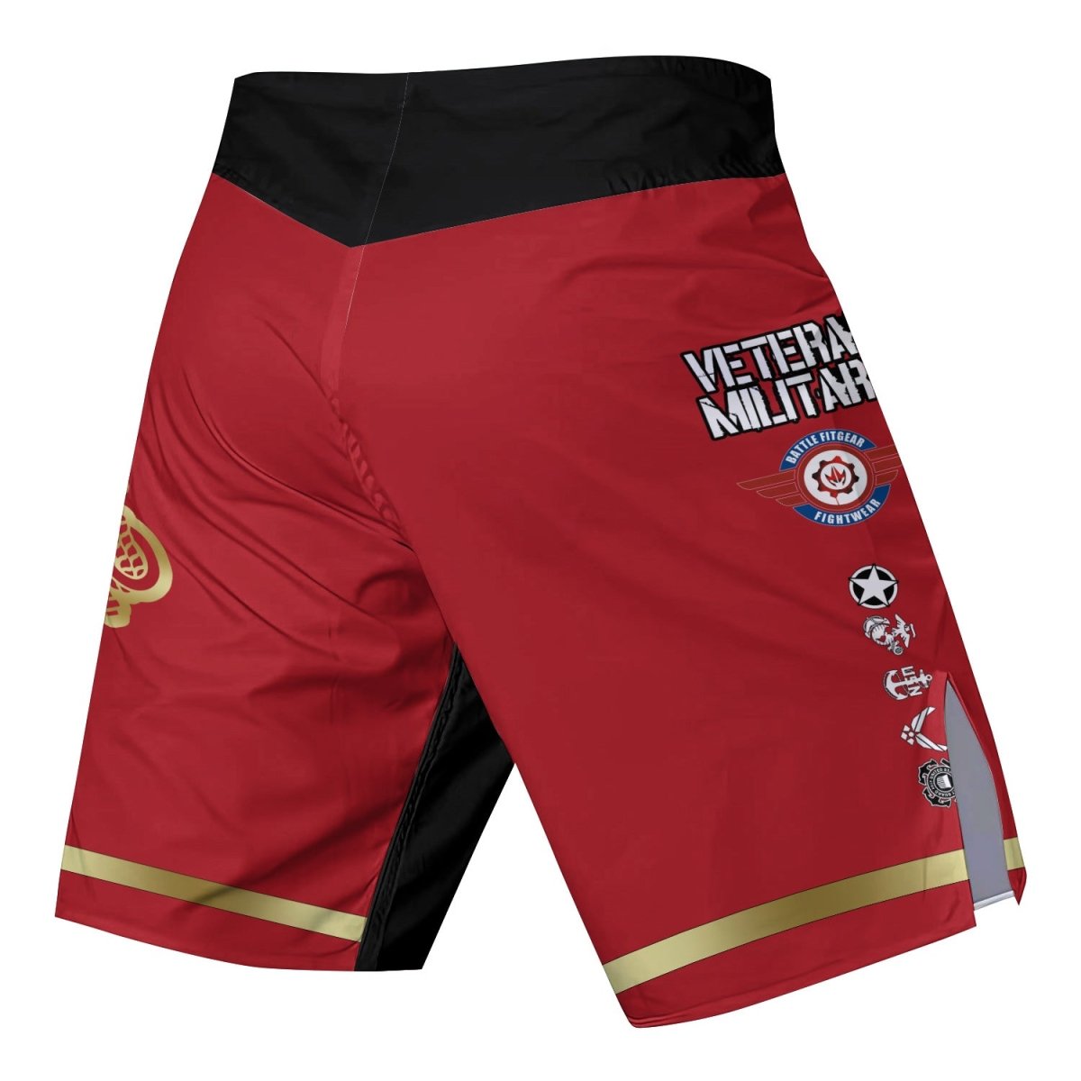 USA Marine Veteran Military Fight Shorts - BattleFitGear