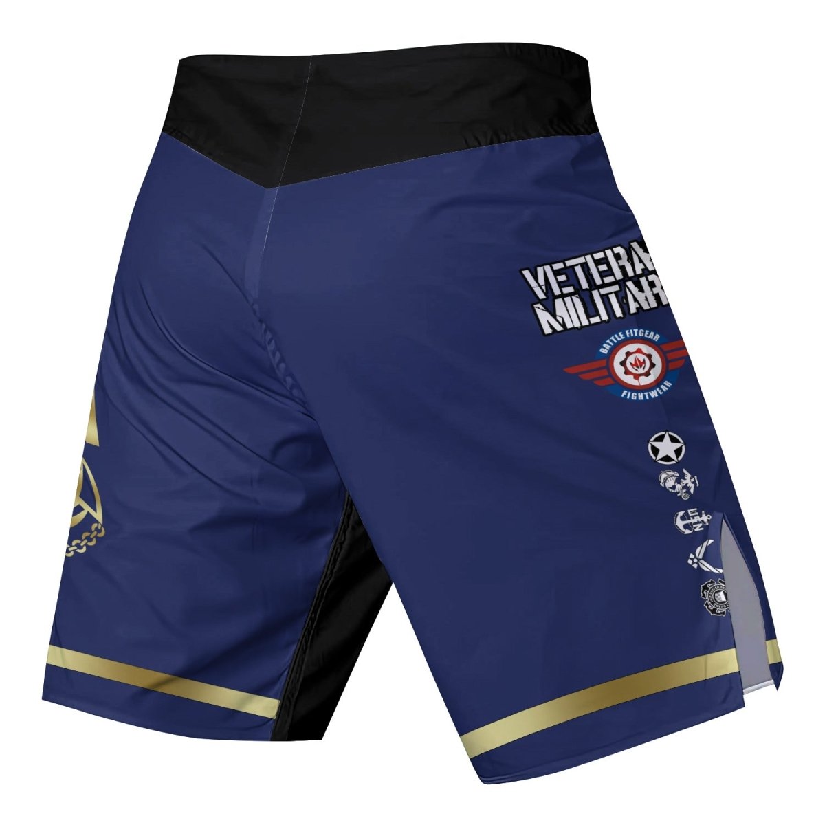 USA Navy Veteran Fight Shorts - BattleFitGear