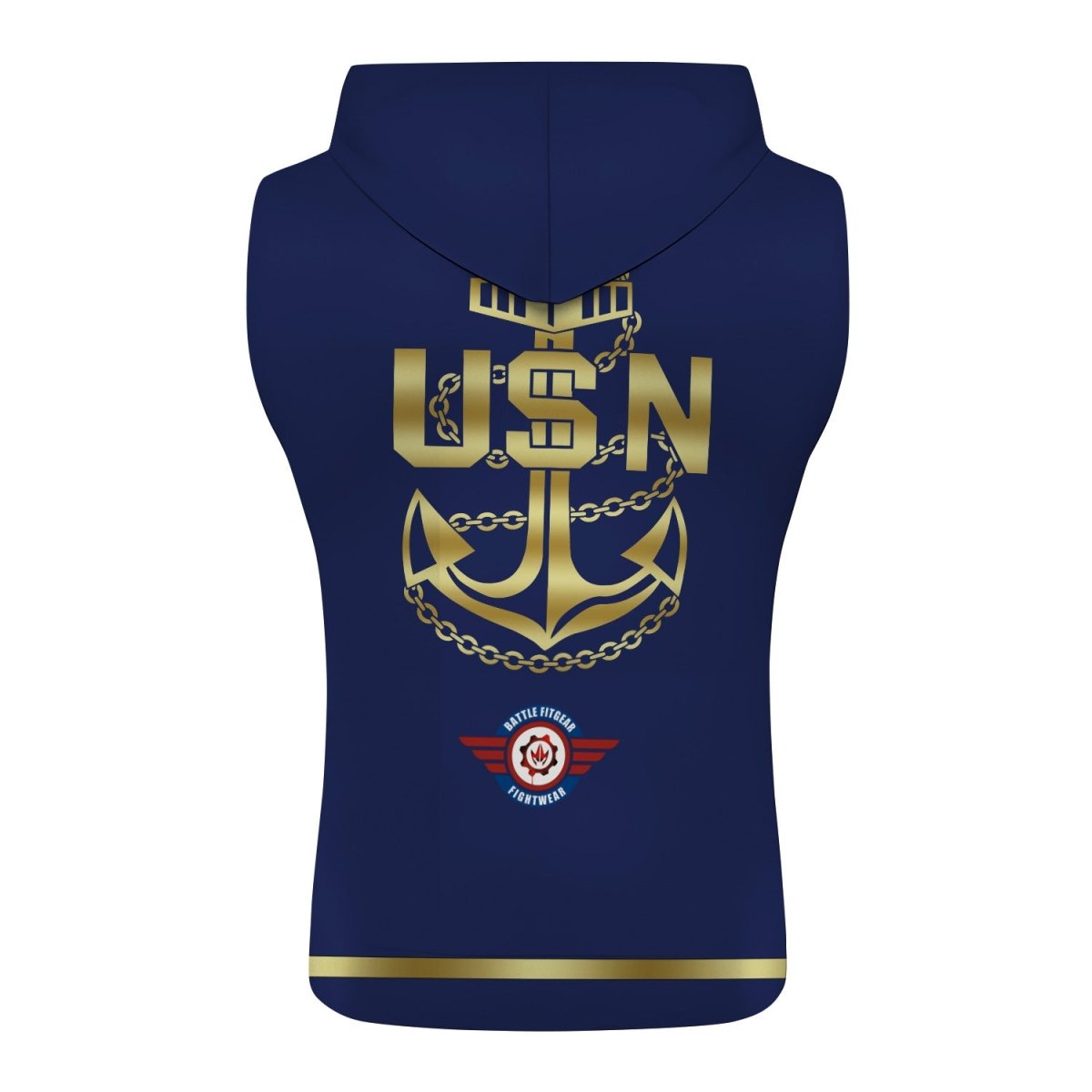 Personalized USA Navy Veteran Pullover & Zip Hoodie - BattleFitGear