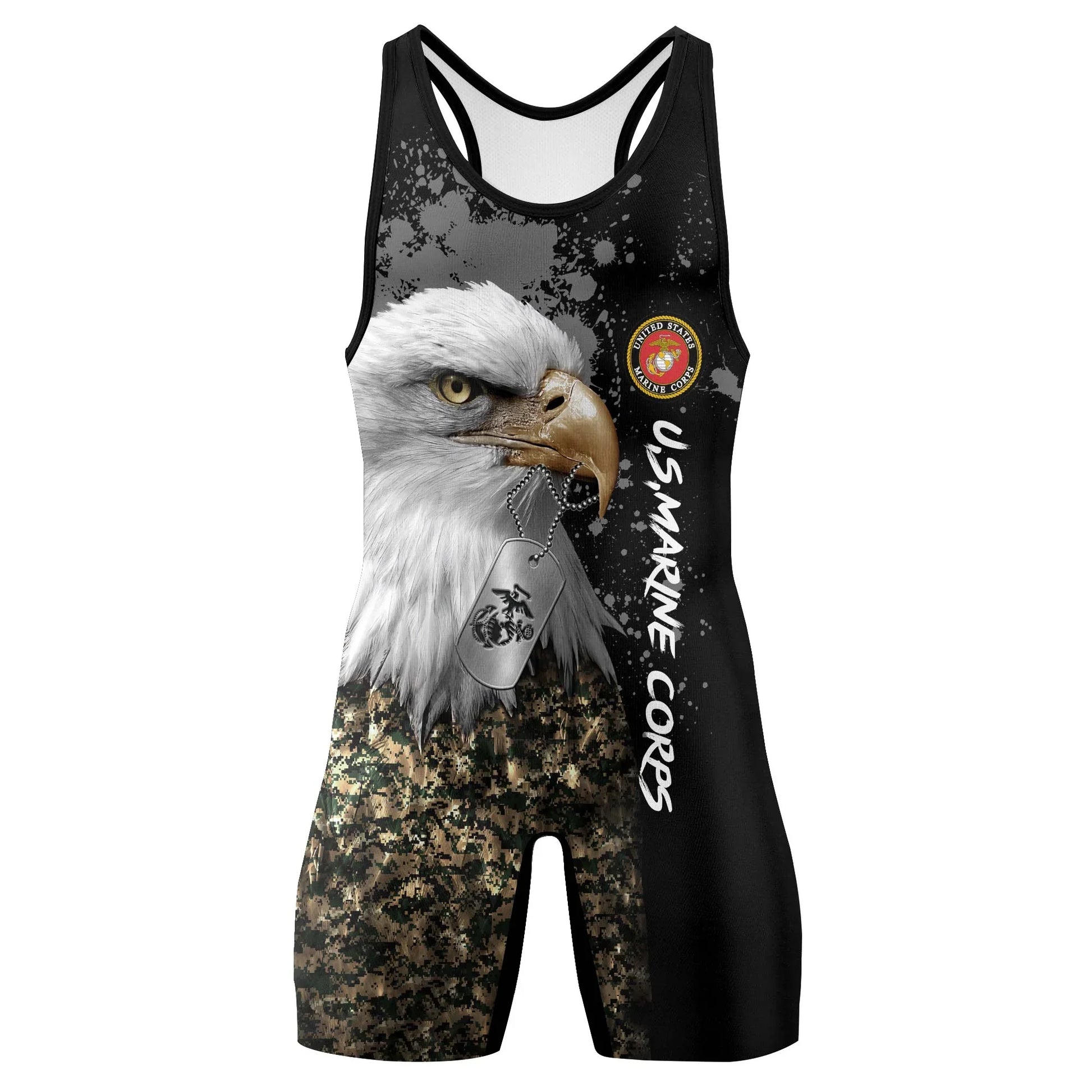 USMC Eagle Military Wrestling Singlets