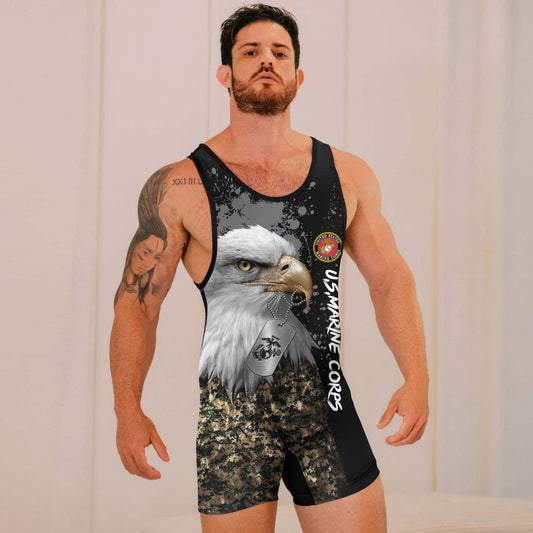 USMC Eagle Military Wrestling Singlets