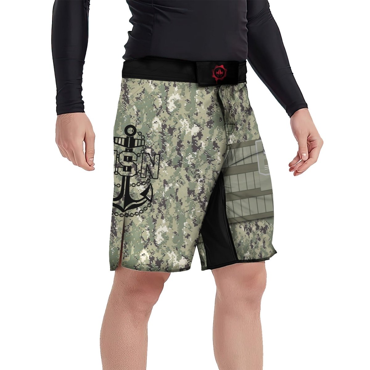 USN Navy Veteran Fight Shorts - BattleFitGear