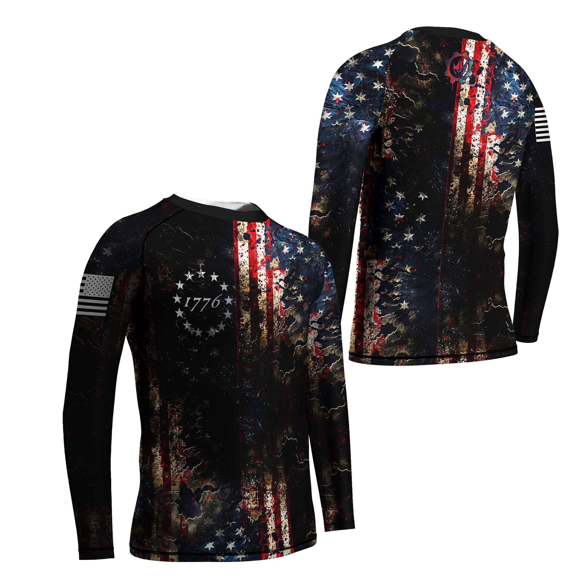 United States 1776 Kids Rash Guard