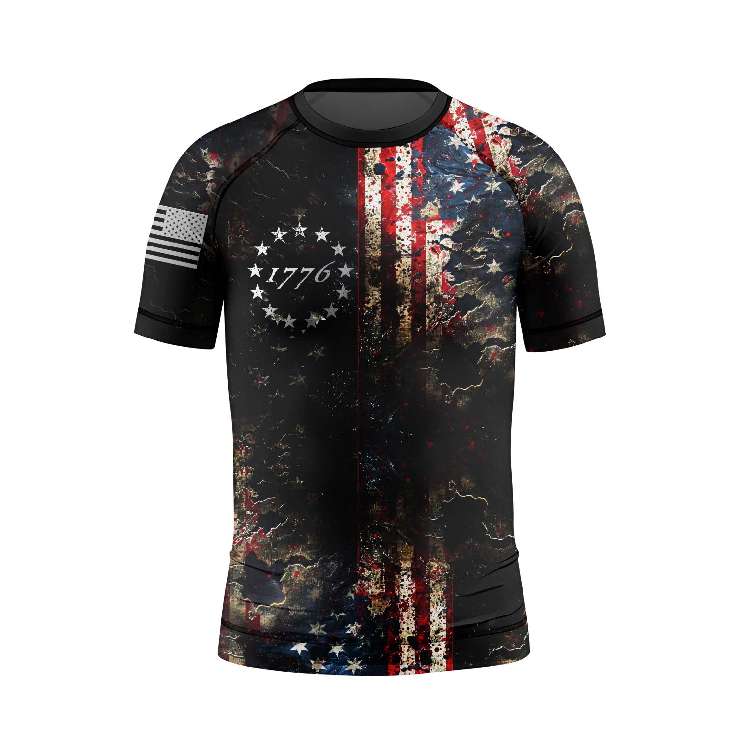 United States 1776 Kids Rash Guard