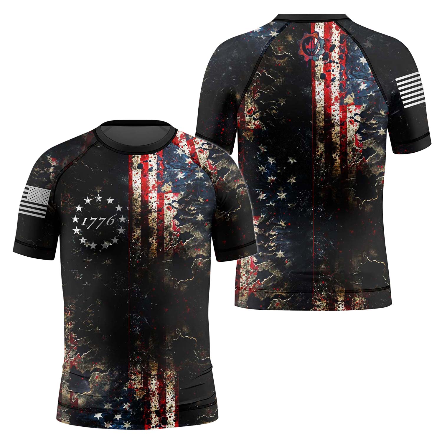 United States 1776 Kids Rash Guard