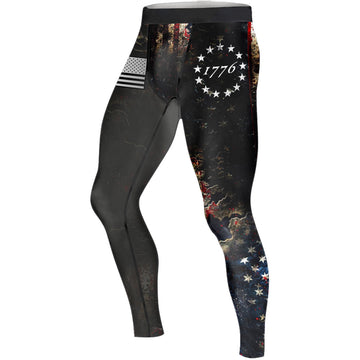 United States 1776 Men's Compression Leggings