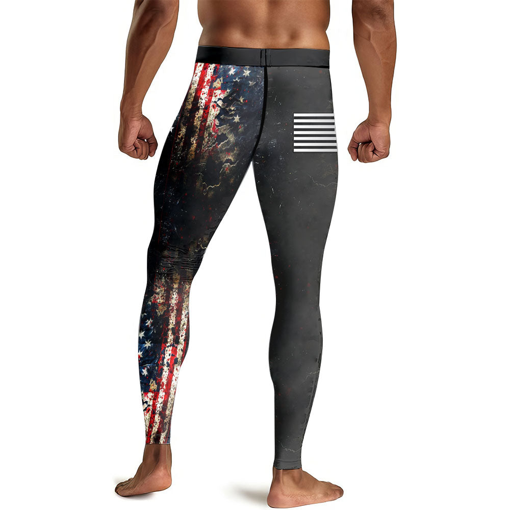 United States 1776 Men's Compression Leggings