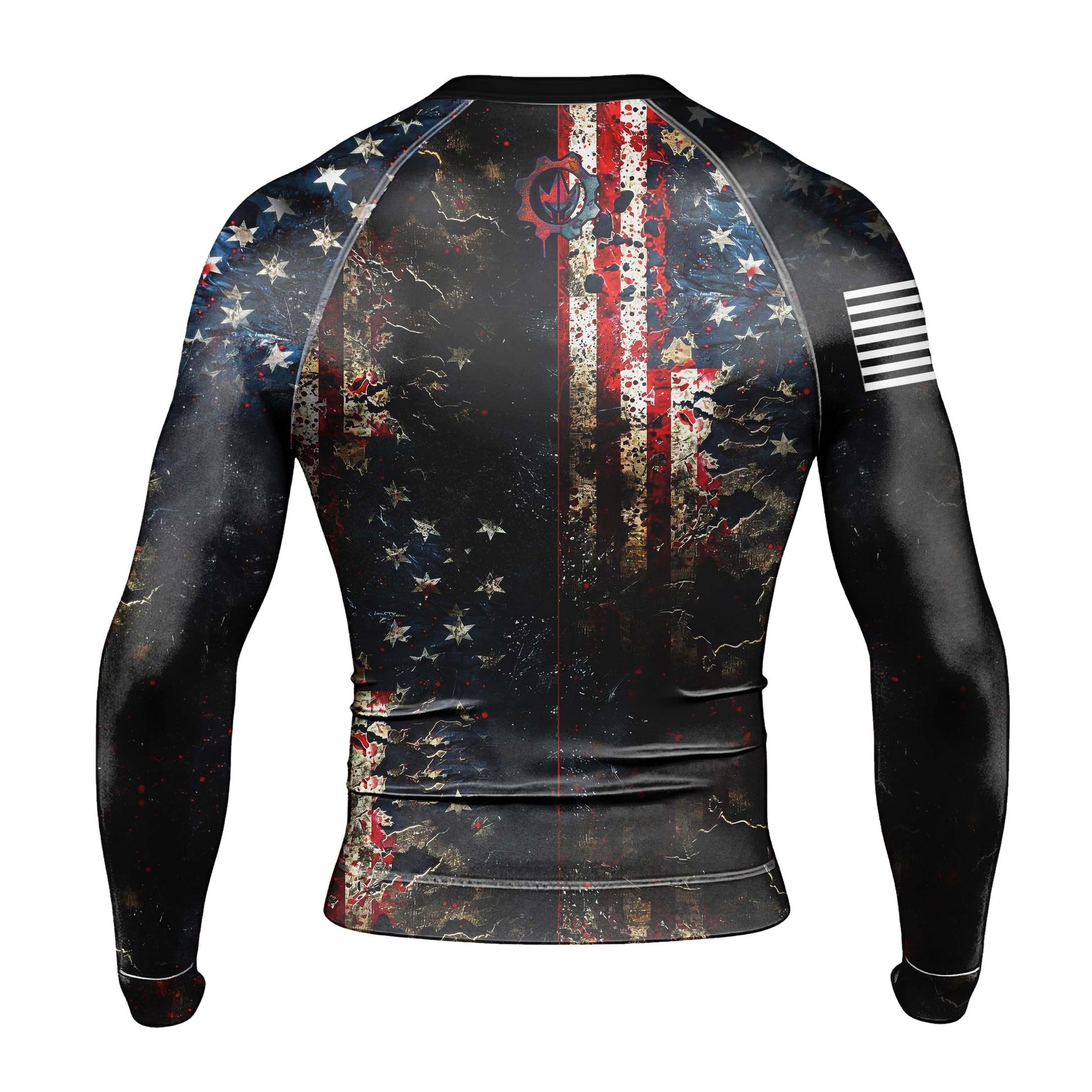 United States 1776 Men's Long Sleeve Rash Guard