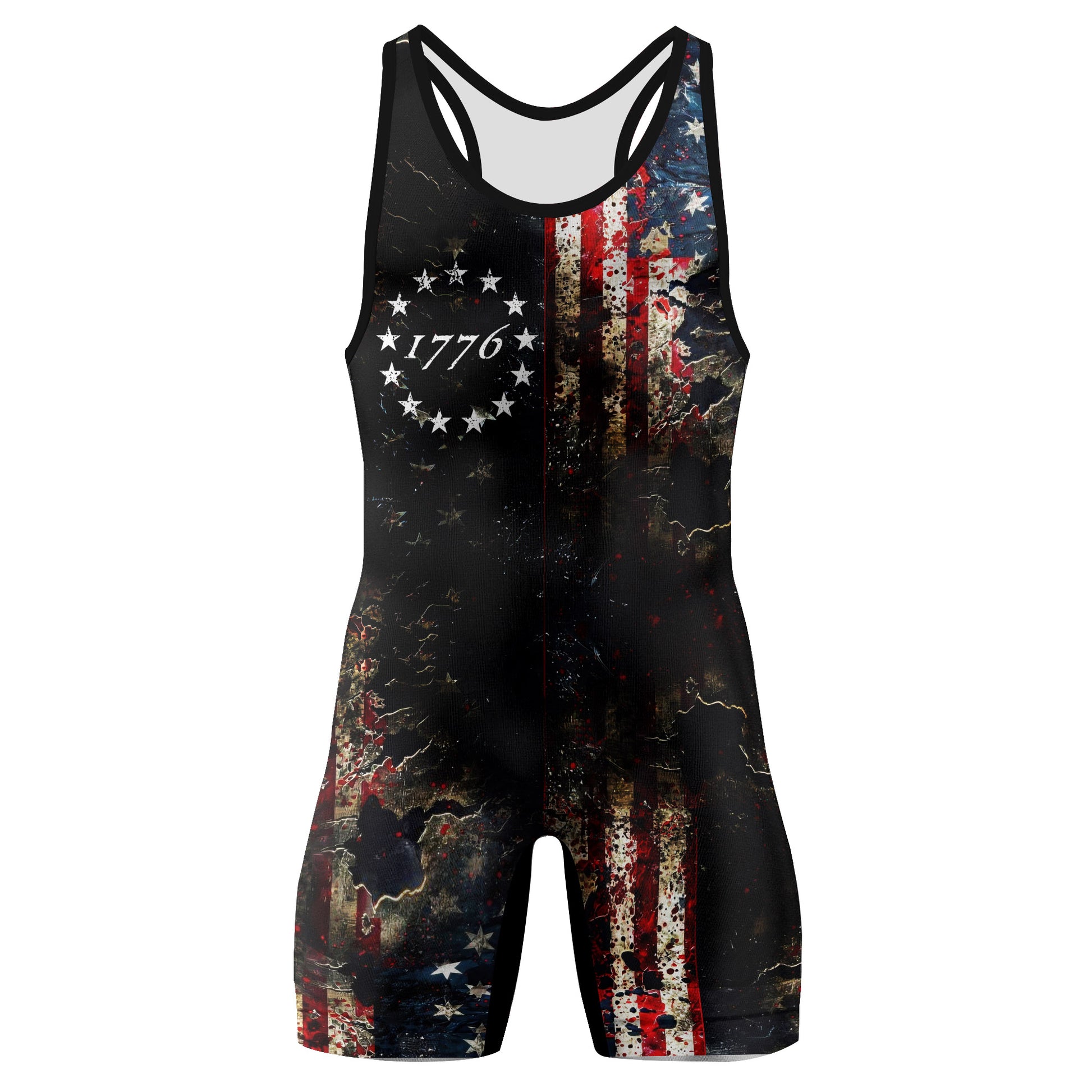 United States 1776 Wrestling Singlets
