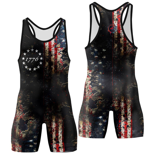 United States 1776 Wrestling Singlets