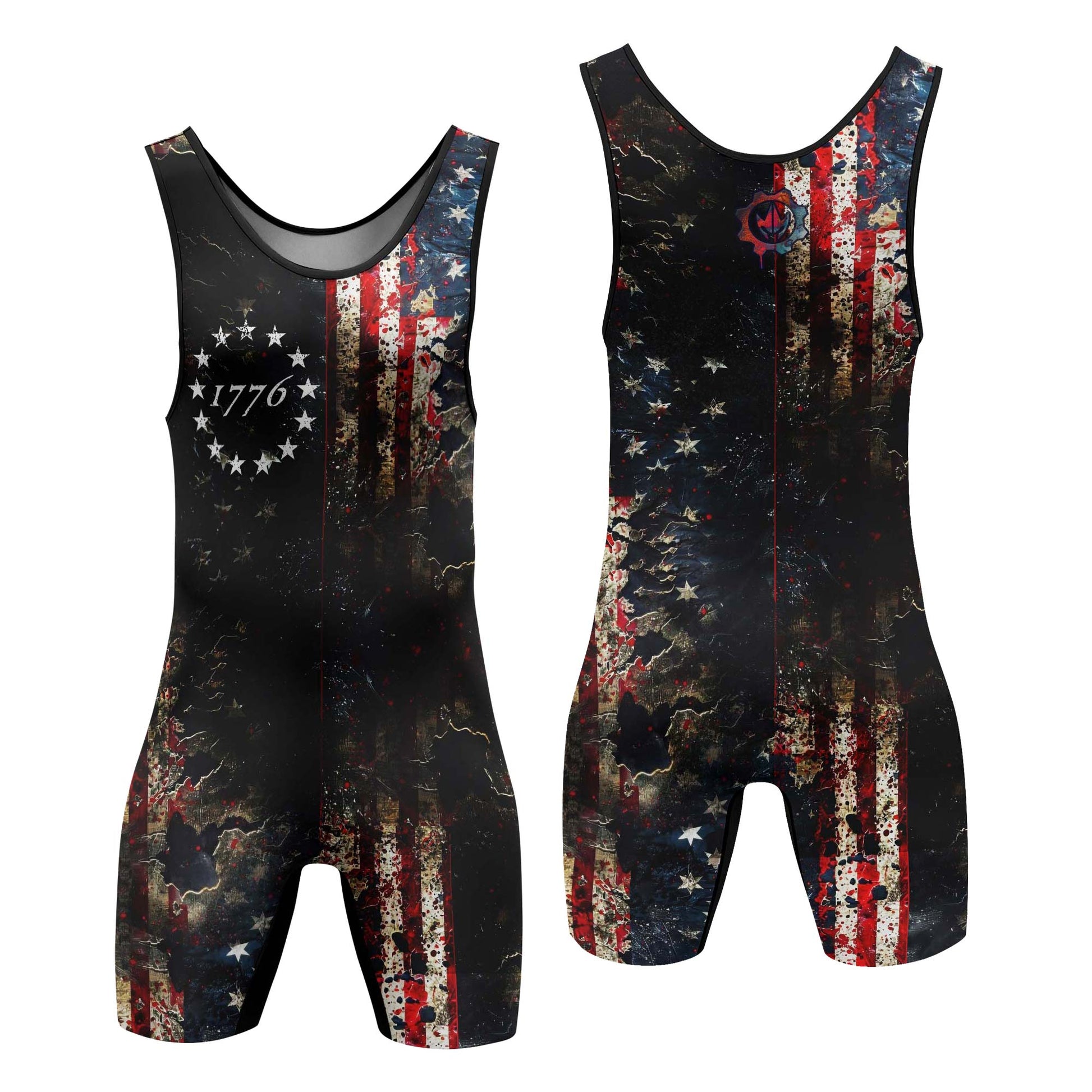 United States 1776 Wrestling Singlets