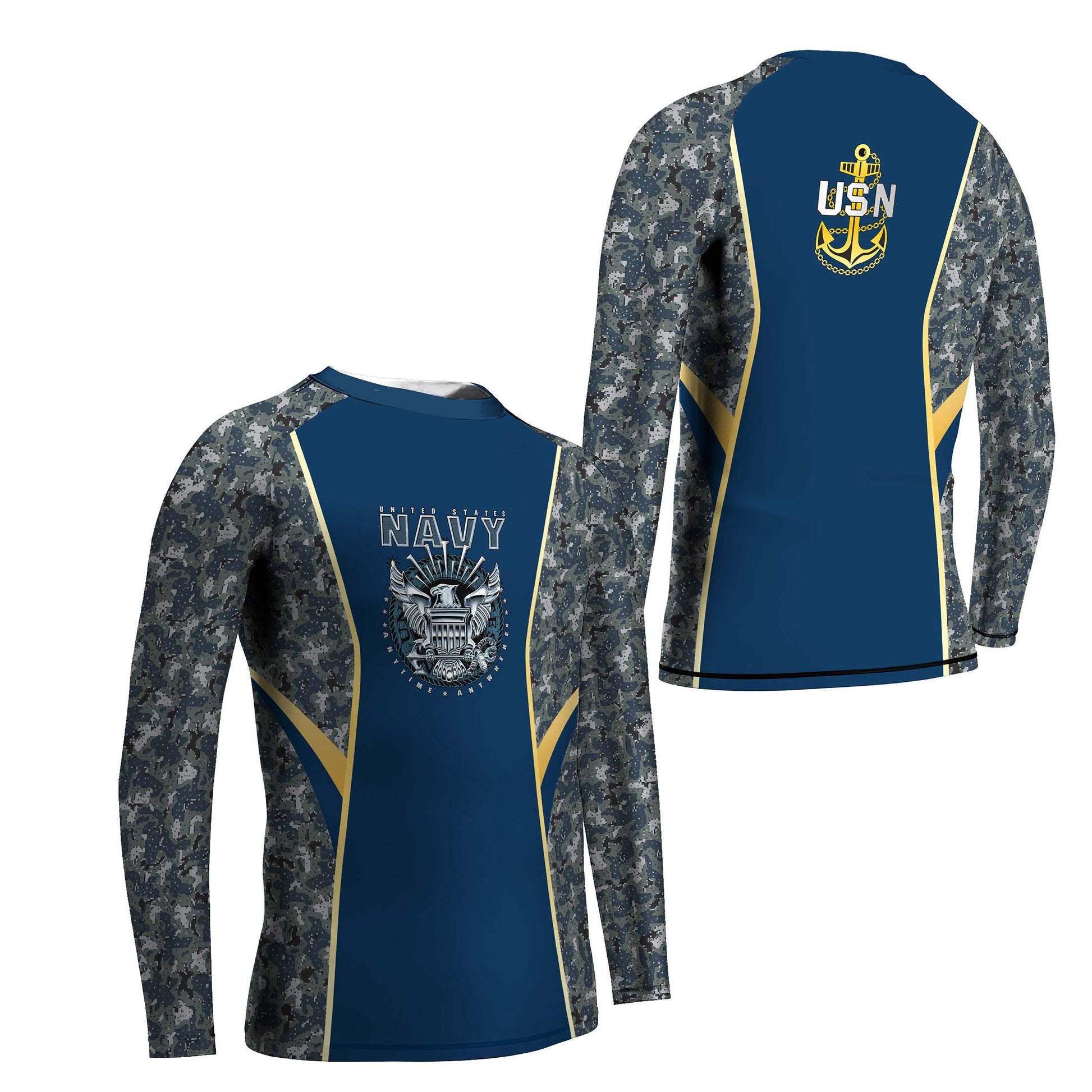 United States Navy Kids Rash Guard
