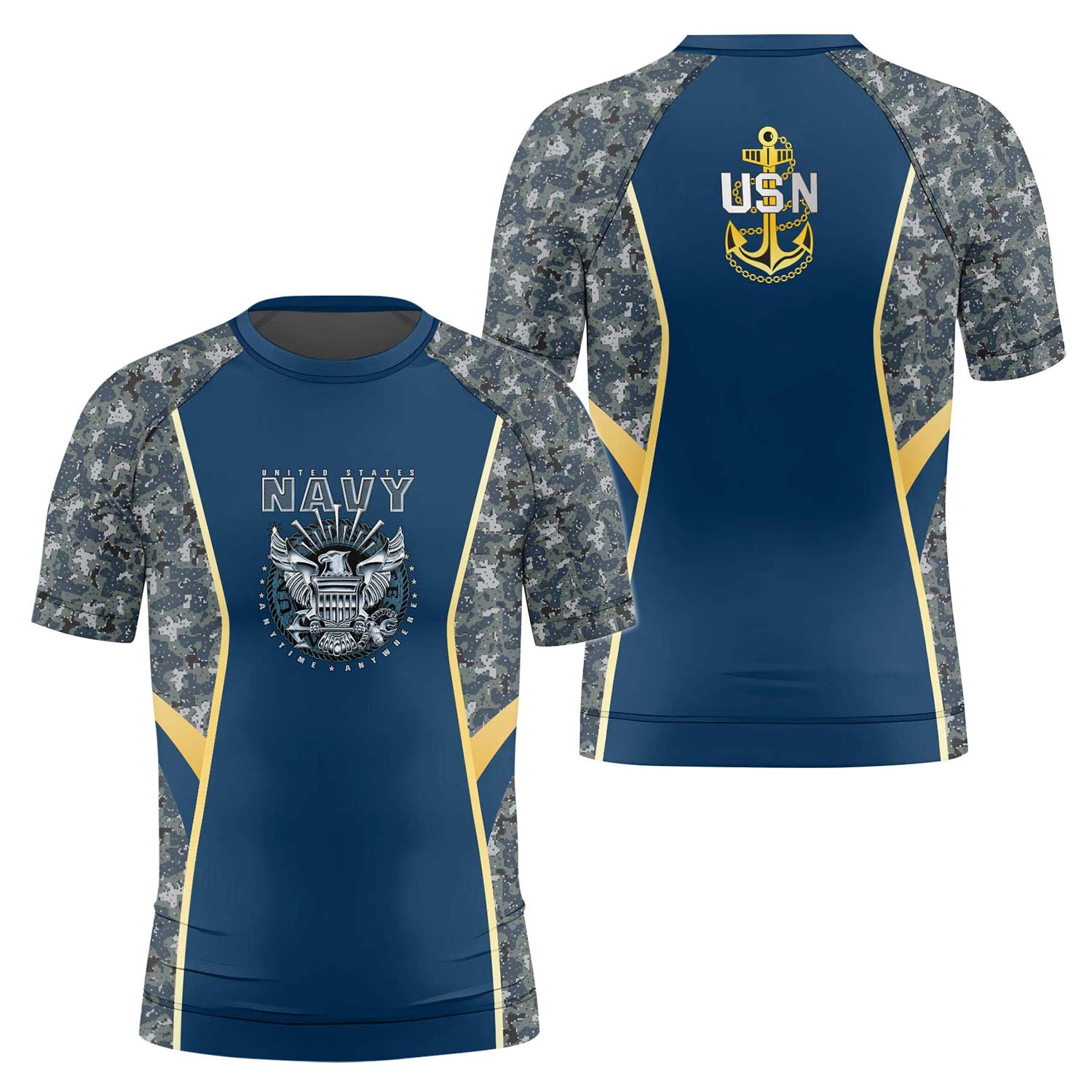 United States Navy Kids Rash Guard