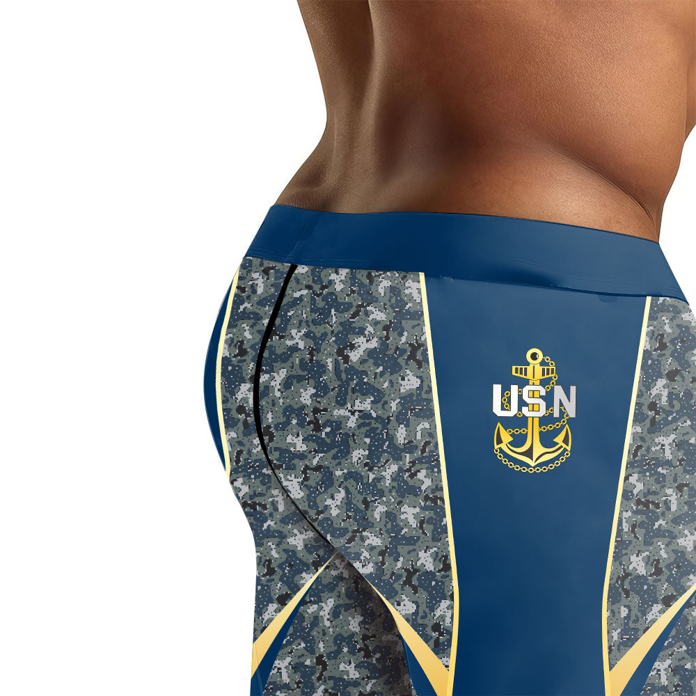 United States Navy Men's Compression Leggings