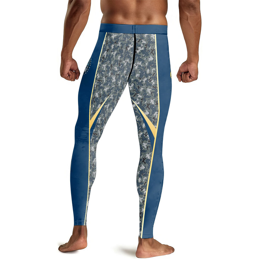 United States Navy Men's Compression Leggings
