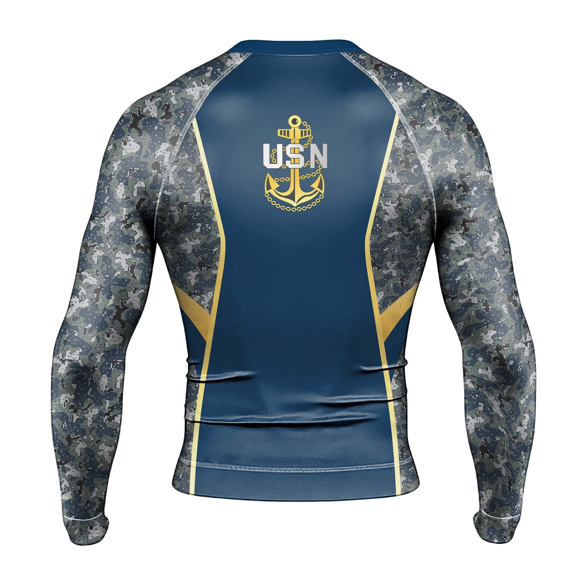 United States Navy Men's Long Sleeve Rash Guard